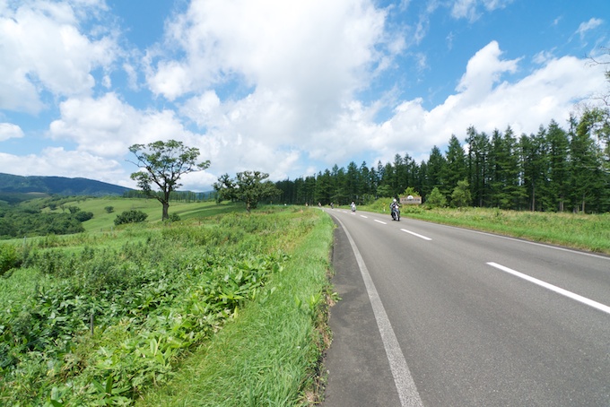 ナイタイ高原への道