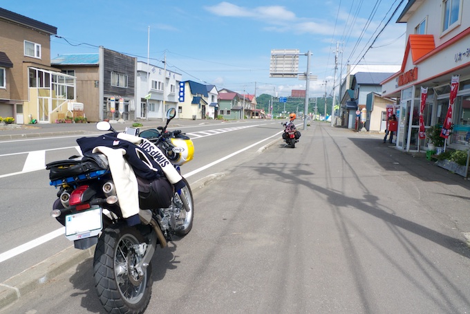 浜益の街並