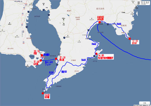 4月29日行程図