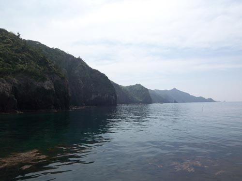 青海島にて