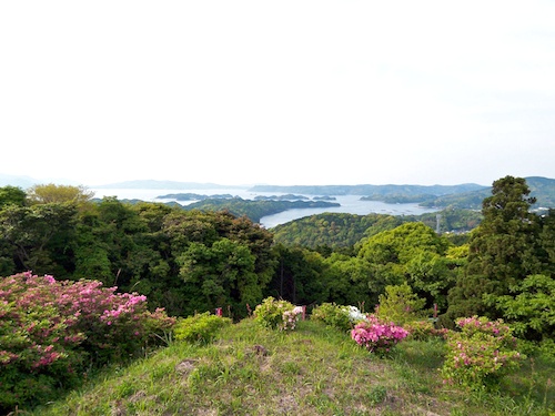 長串山から見渡す九十九島