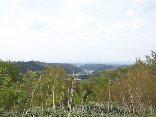 大山より鳥取方向を見下ろす